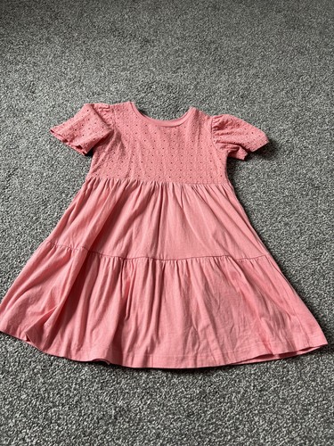 Girls pink dress - girls, 5-6