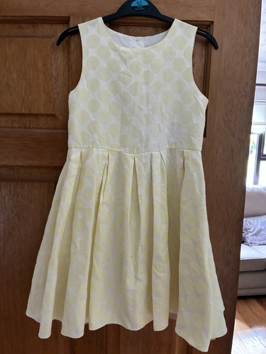 Dunnes girls dress - dress, lemon