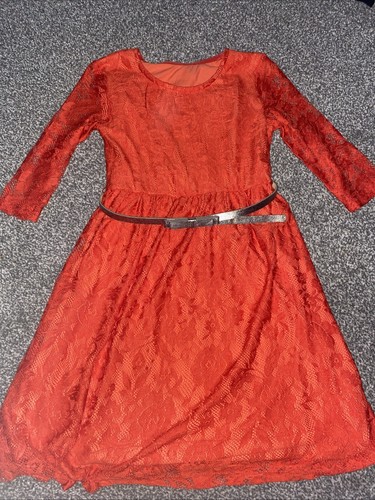 Red lace dress dunnes stores - red,