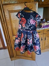 Girls Stunning Navy And Red