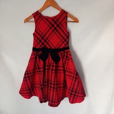 St Bernard Girls Red Check